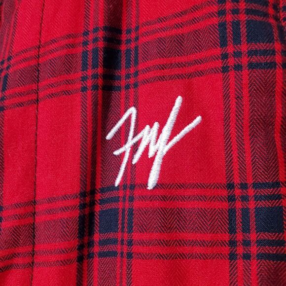 Flag Nor Fail Light Explorer Vest Size S Buffalo Plaid Nylon Ripstop Womens - Picture 2 of 10